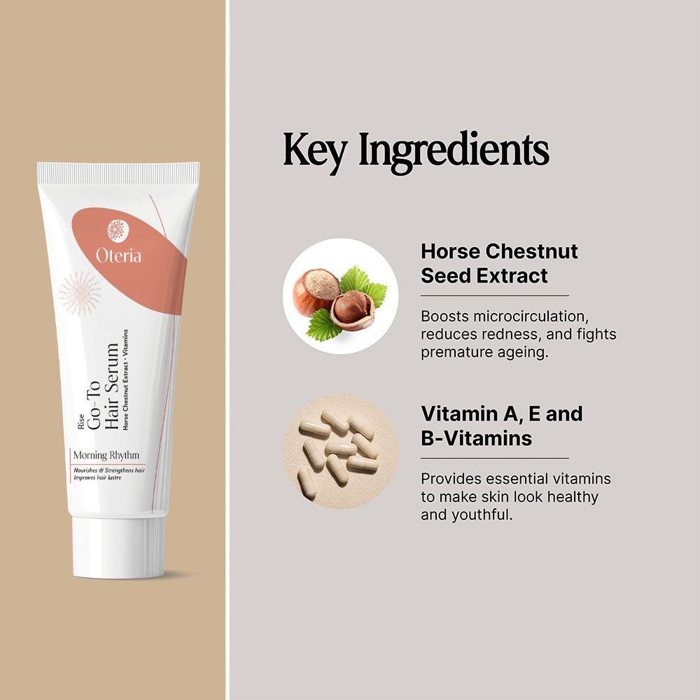 Go-To Hair Serum | Hair Serum For Hair Growth | With Vitamin B and Horse Chestnut Seed Extract