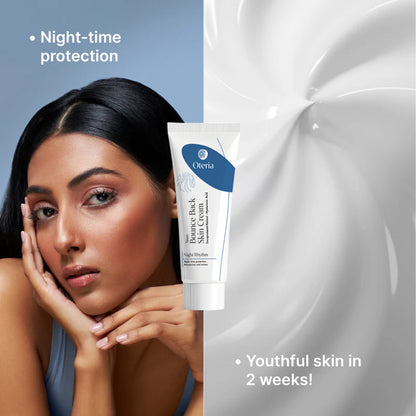 Bounce Back Skin Cream | With Encapsulated Retinol and Hyaluronic Acid | Night Skin Repair Cream