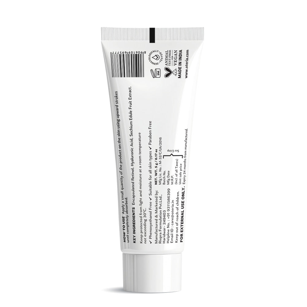 Bounce Back Skin Cream | With Encapsulated Retinol and Hyaluronic Acid | Night Skin Repair Cream