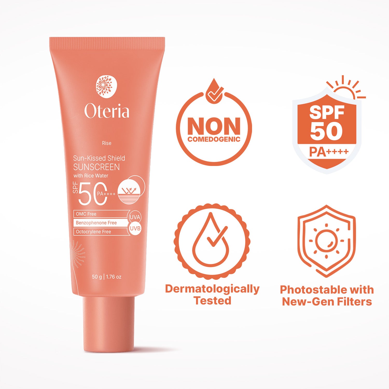 Sunkissed Shield Sunscreen SPF 50 PA ++++