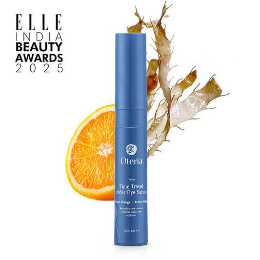 Time Travel Eye Serum (15ML) | With Sweet Orange And Brown Algae | Reduces Dark Circles And Puffiness