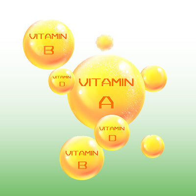 Vitamins A, E & B