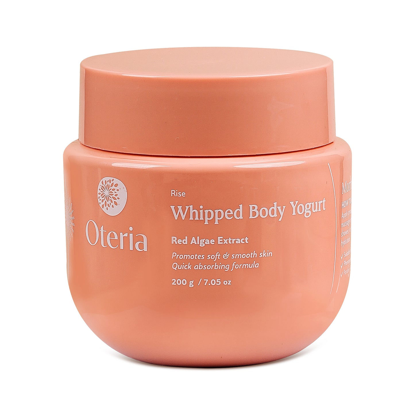 Whipped Body Yogurt | With Red Algae Extract | Boosts Hydration
