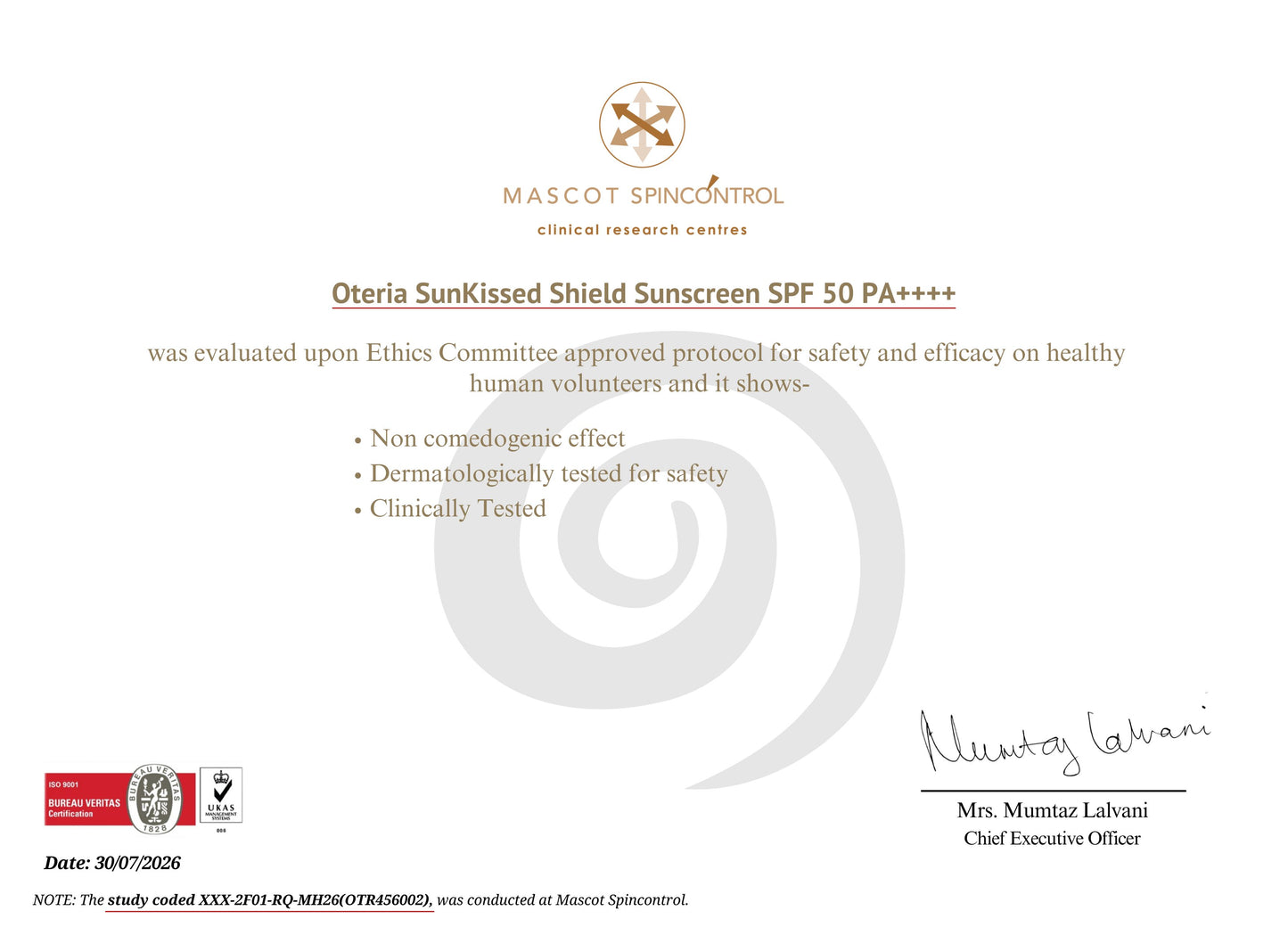 Sunkissed Shield Sunscreen SPF 50 PA ++++